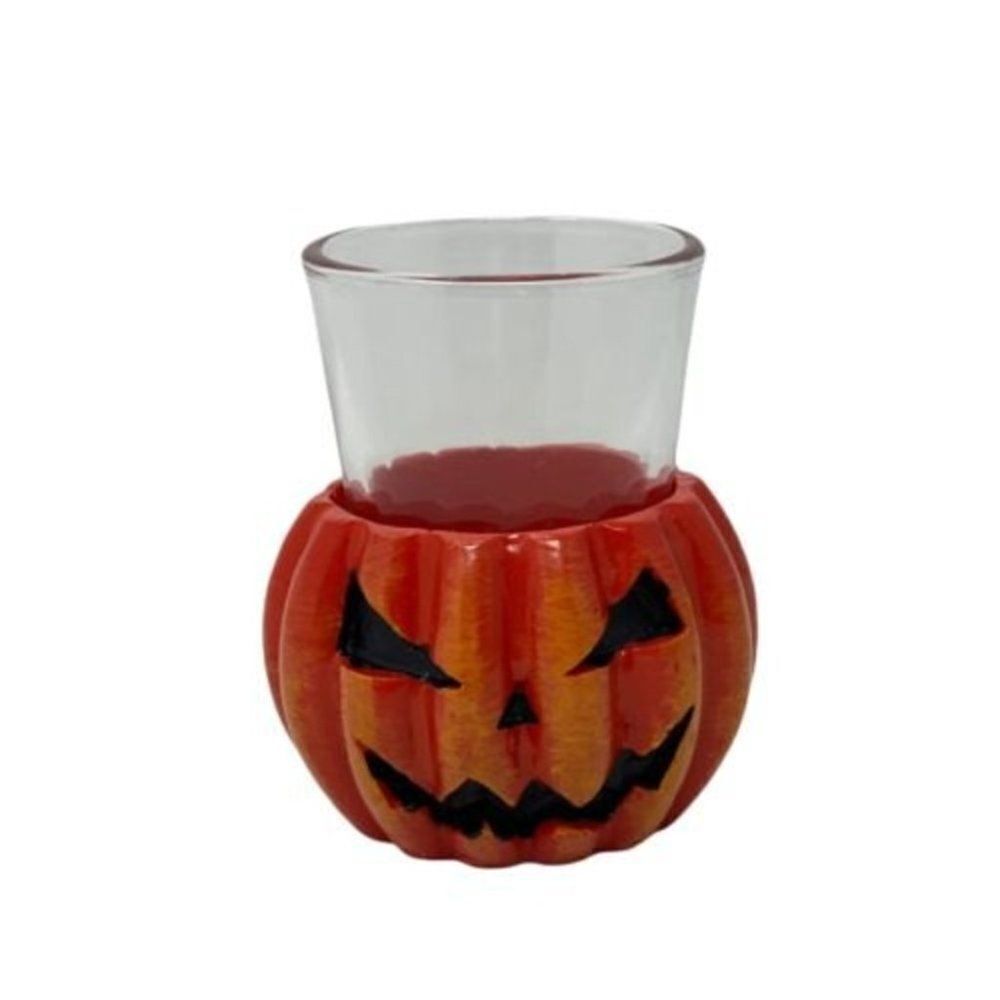 Halloween Pumpkin Jack‎ O’Lantern Shooter Shot Glass Fall 2oz Horror Bar Party